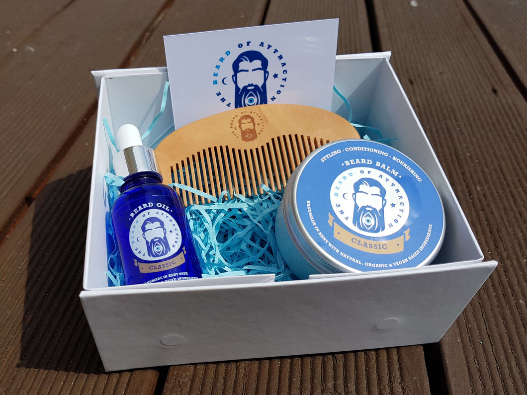 Vegan Beard Grooming Kit Classic